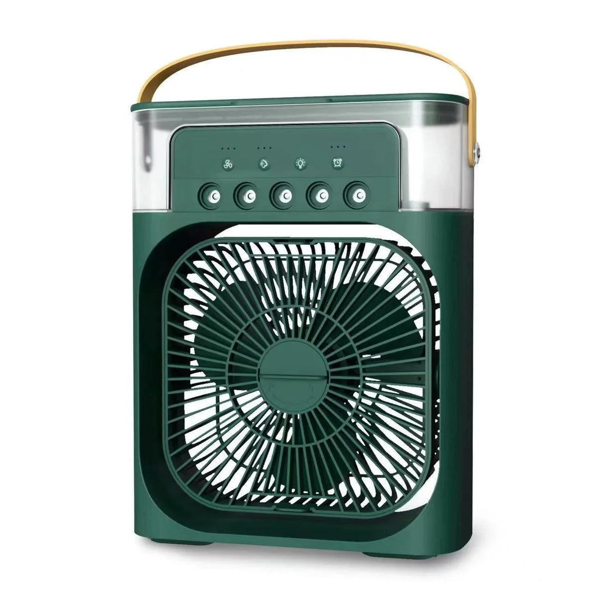 Mini Ventilador con Nebulización Fría y Luz LED — Portátil USB